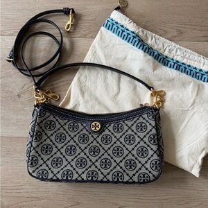 Tory Burch T Monogram Jacquard Shoulder Bag